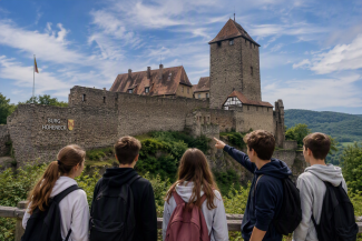 KI-Bild von Burg Hoheneck